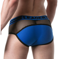 LEADER Slip en mesh LOADED Noir-Bleu